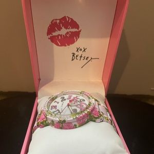 Betsey Johnson floral watch